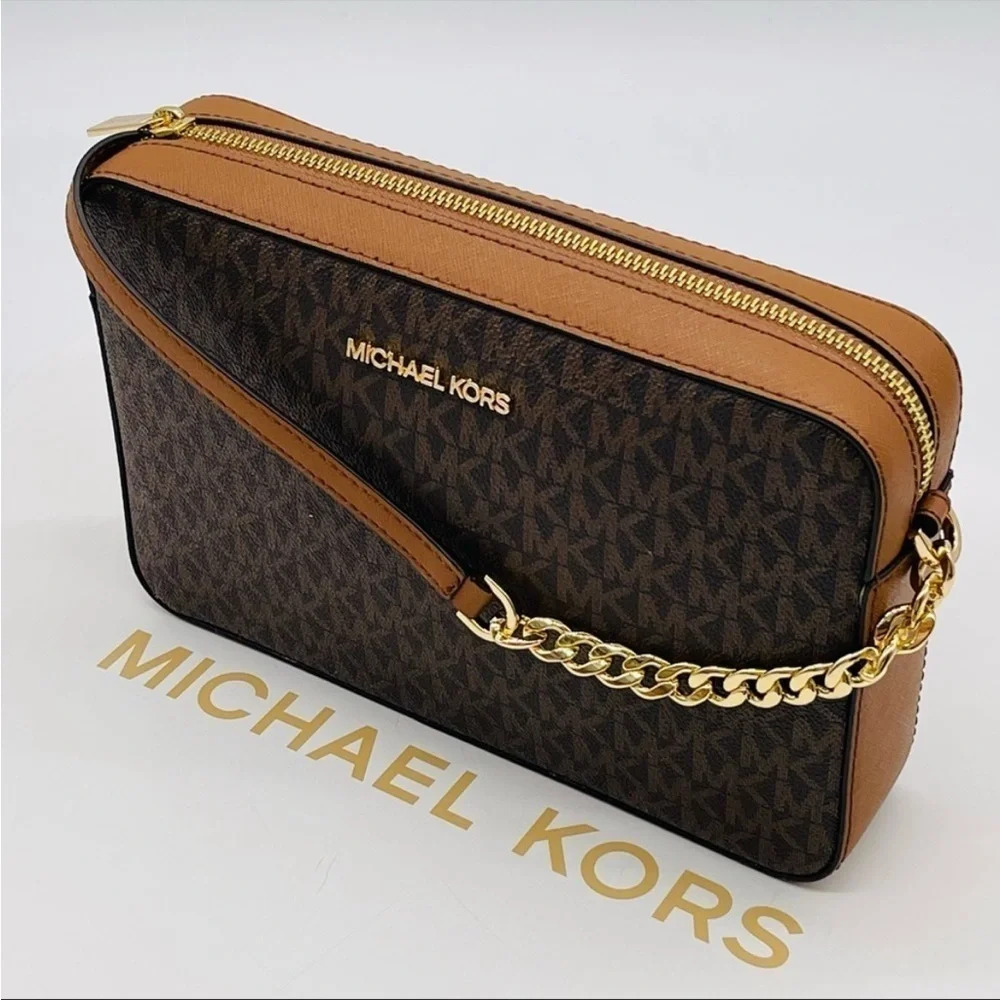 Michael Kors EW Crossbody Bag Brown - Picture 5 of 8